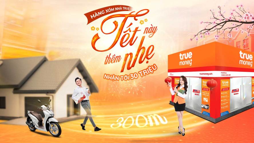 Tết này thêm nhẹ TrueMoney+