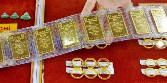 vàng miếng với vàng nhẫn