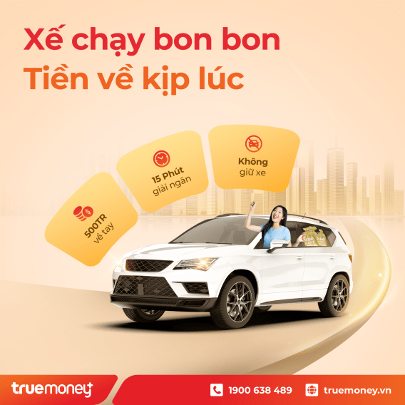 Vay tiền tại TrueMoney+ có lên CIC không? 3 điều nhất định phải biết trước khi đăng ký 2 Vay bằng đăng ký xe