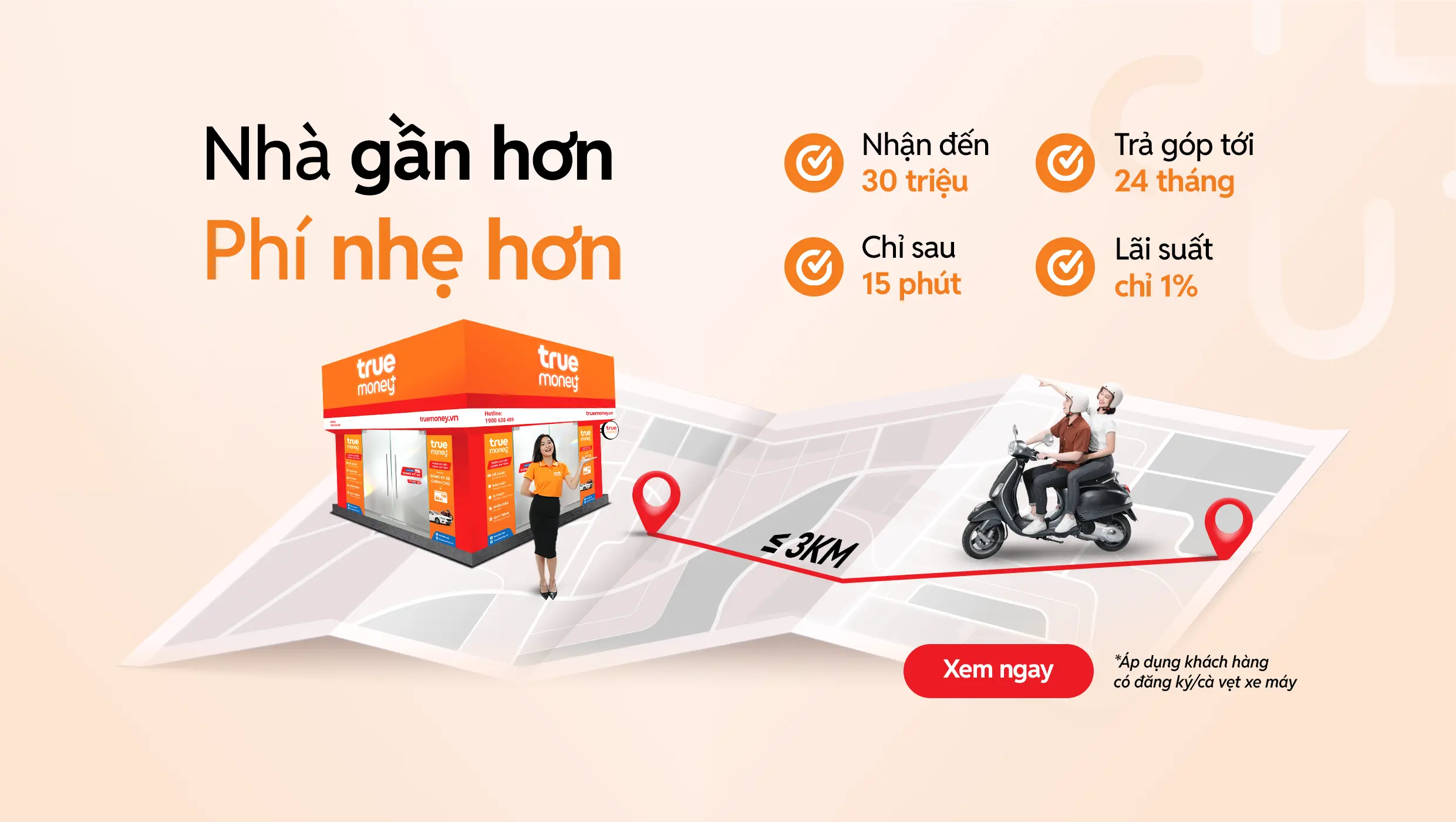Võ Cường, Bắc Ninh: Gợi ý 4 điểm vay nhanh trực tiếp uy tín, thủ tục gọn 4 TrueMoney+ | Vay Bằng Đăng Ký Xe Máy và Ô Tô