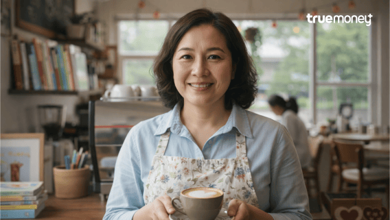 TrueMonney+ Quán cà phê nhỏ – nơi bắt đầu một chương mới của cuộc sống