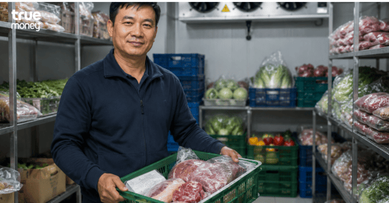 TrueMoney+ và người đàn ông 45 tuổi quyết định đầu tư thêm kho lạnh để giữ chất lượng hàng hóa 1 TrueMoney+ và anh Hoàng